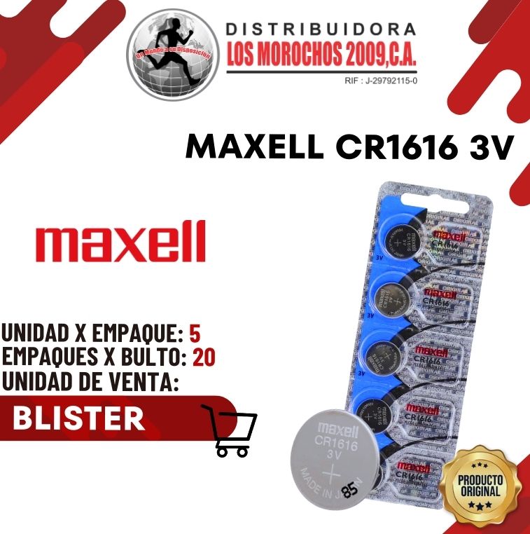 MAXELL CR1616 5X1