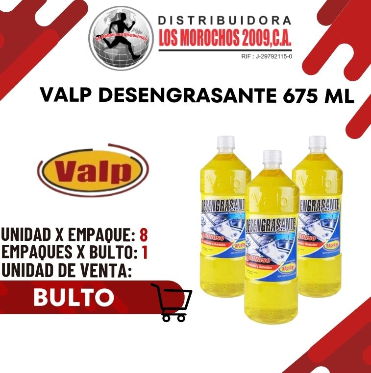 VALP DESENGRASANTE MULTIUSO  675 ml 8X1