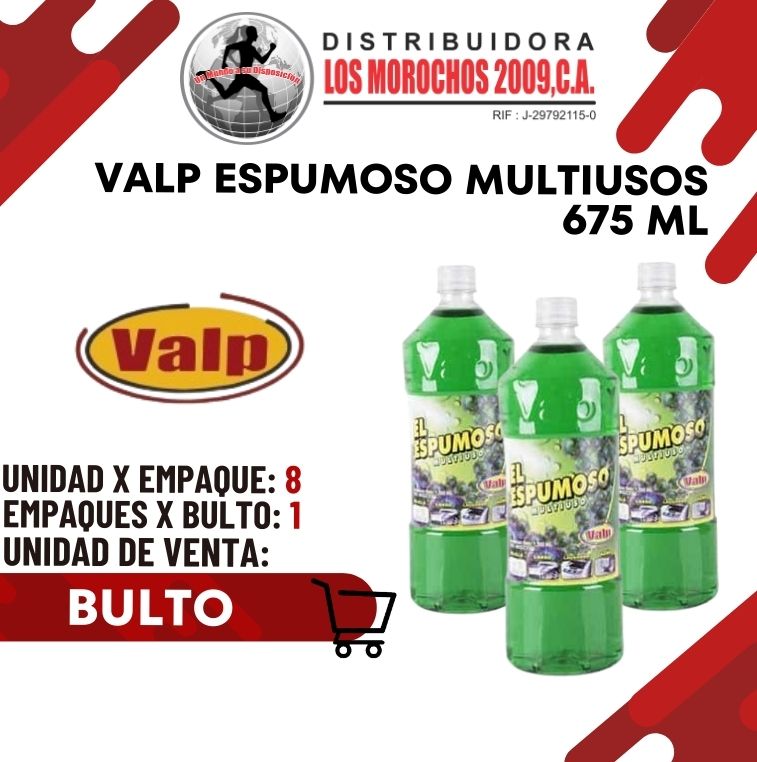 VALP ESPUMOSO MULTIUSO 675 ml 8X1