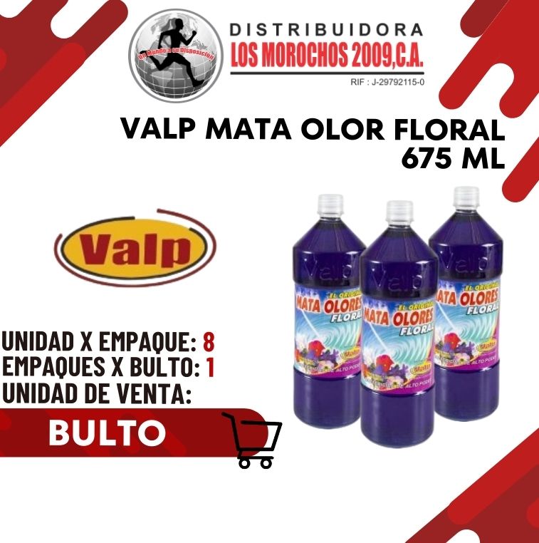 VALP MATAOLOR FLORAL  675 ml 8X1