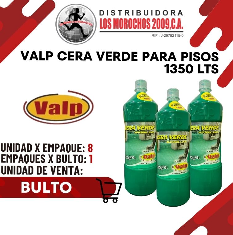 VALP CERA VERDE P/PISOS 1350 LTS 8X1