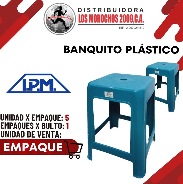BANQUITO PLASTICO 5X1 