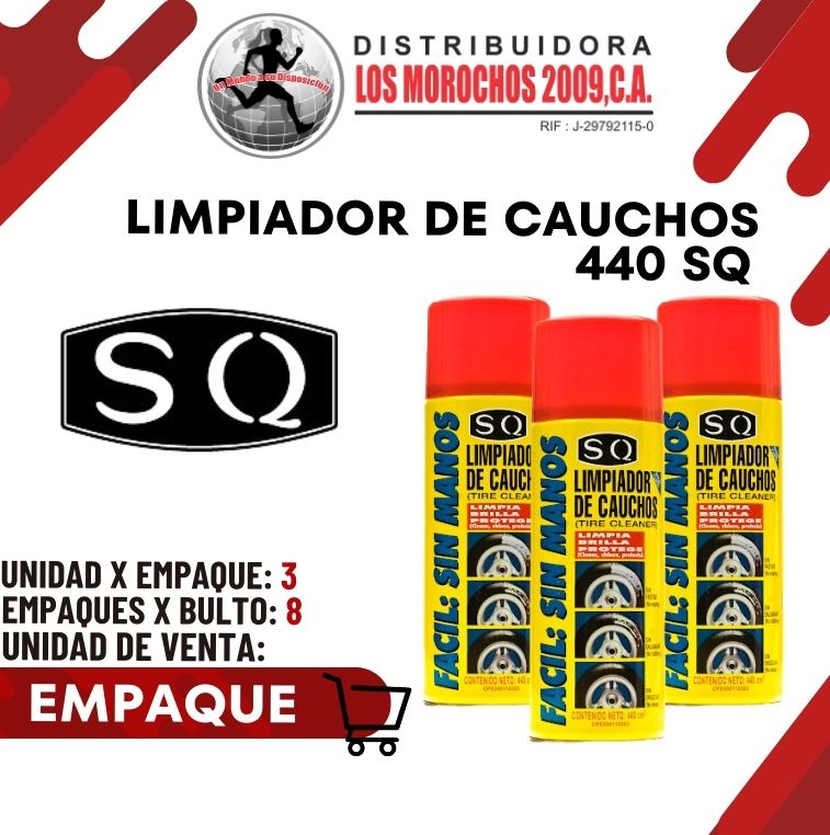 LIMPIADOR DE CAUCHOS SQ 440cm 3X1