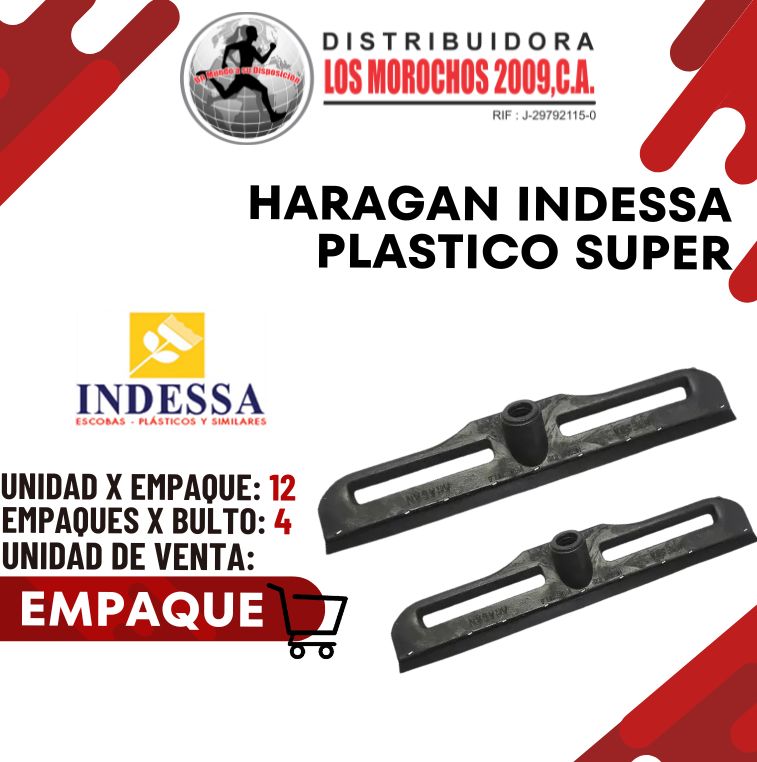 HARAGAN INDESSA PLASTICO SUPER 12X1