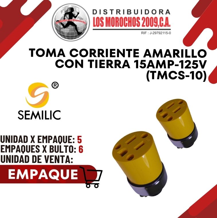 TOMA AMA.C/TIERRA 15AMP-125V 5X1 (TMCS-10)