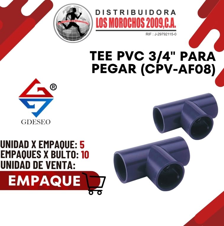 TEE PVC 3/4