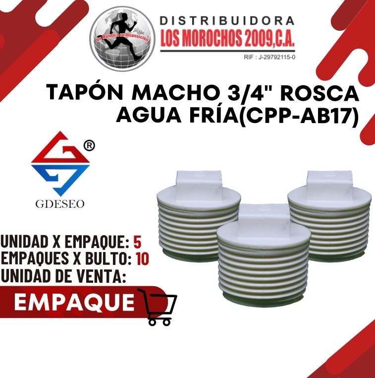 TAPON MACHO 3/4
