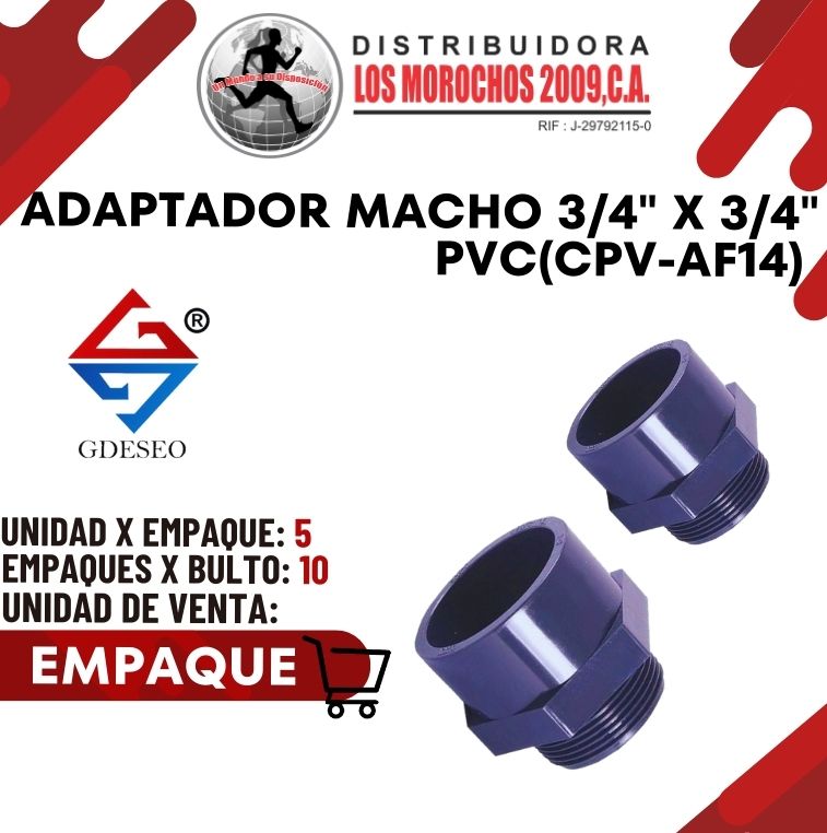ADAP. MACHO 3/4