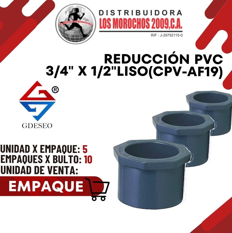 REDUCCION PVC 3/4