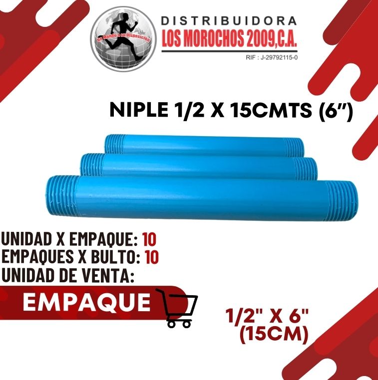 NIPLE 1/2 X 15CM 6