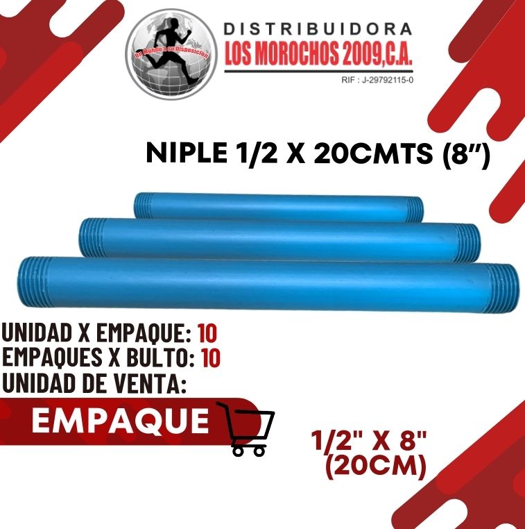 NIPLE 1/2 X 20CM 8